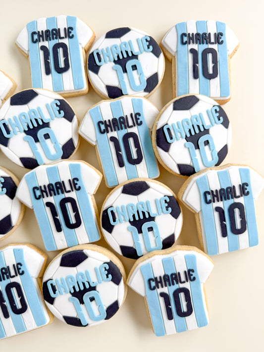 Argentina Soccer Cookies