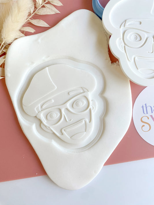 Blippi Face Stamp and Cutter