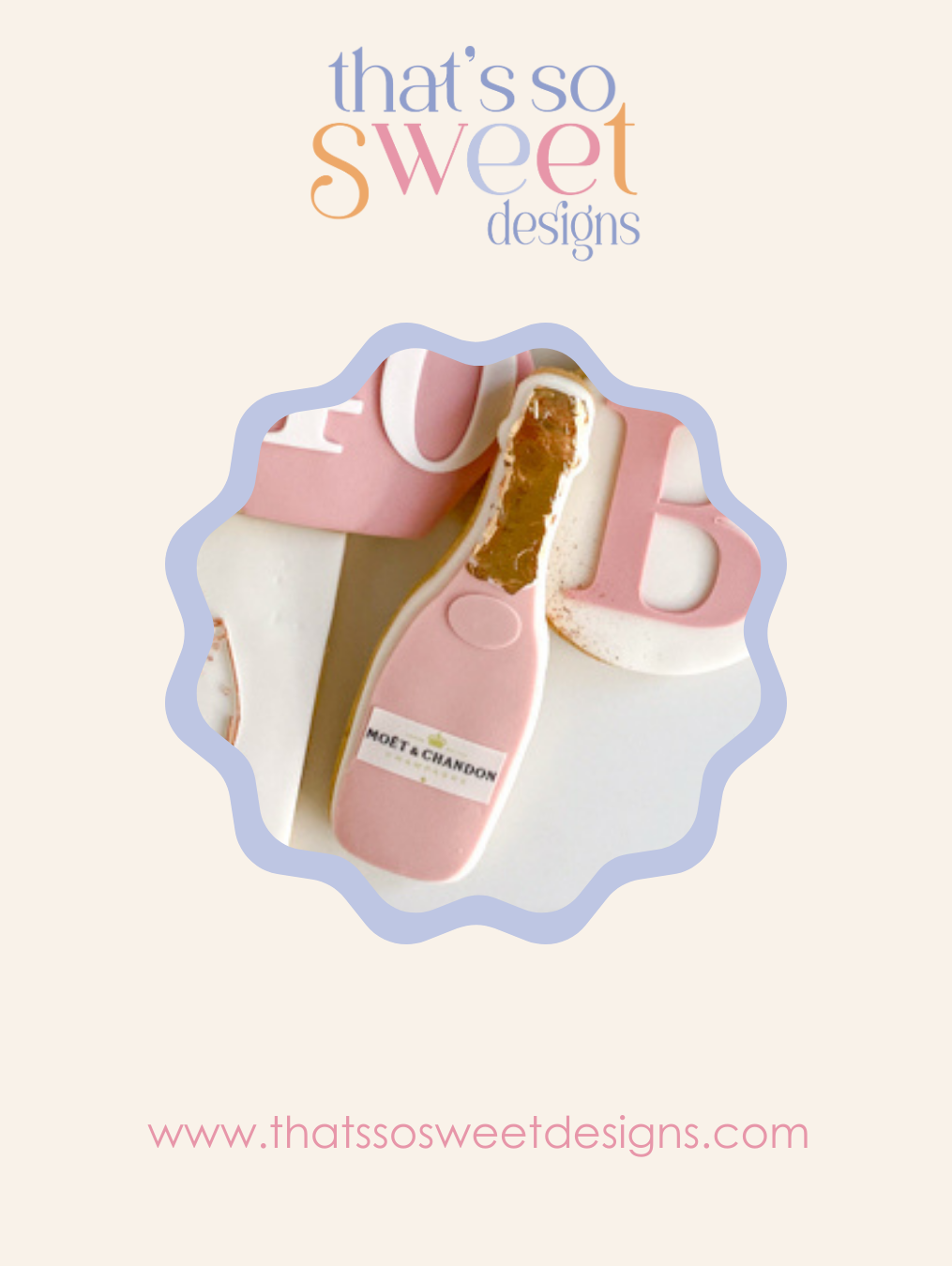 Champagne Bottle #1 Stamp and Cutter