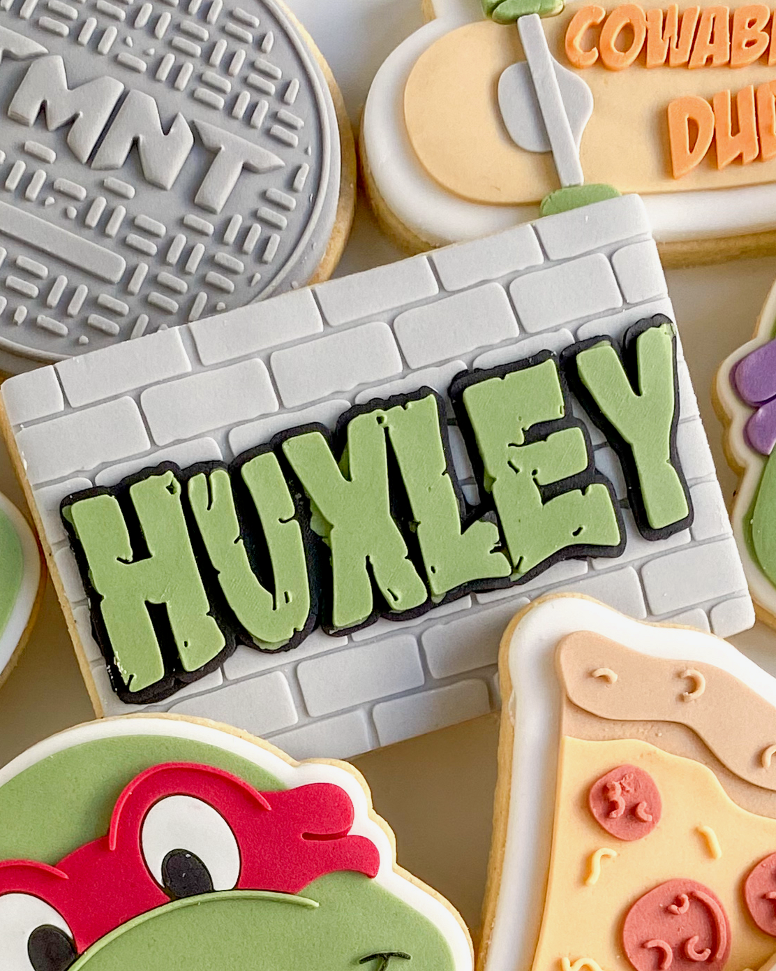Customised Turtle Font Cookie Stamp and Cutter