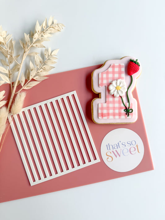Gingham or Stripe Stencil