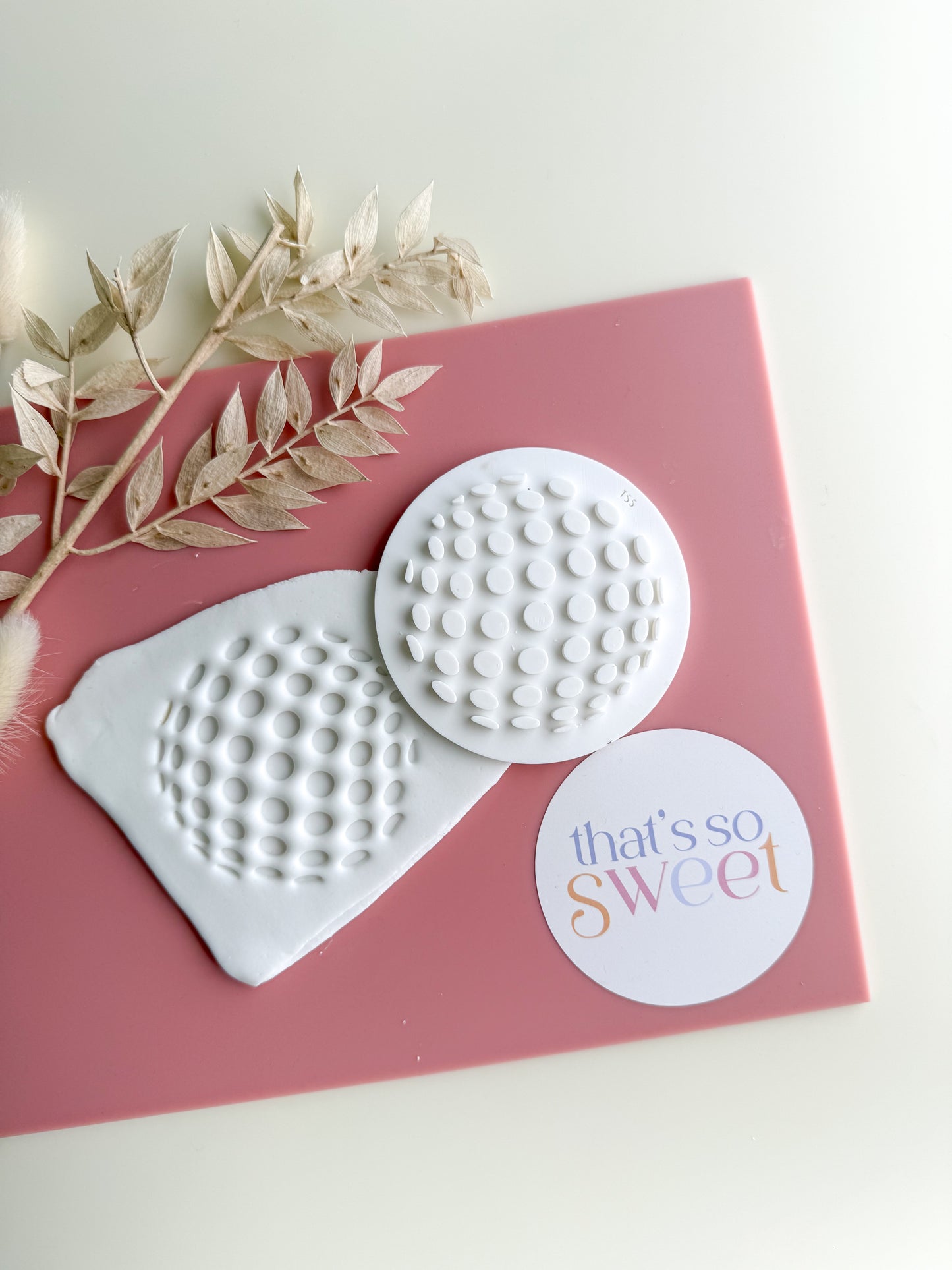 Golf Ball Cookie Stamp