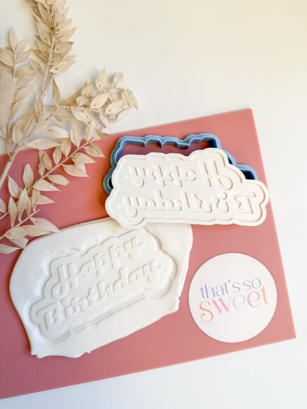 Customised Name 'Cars Font' Stamp and Cutter
