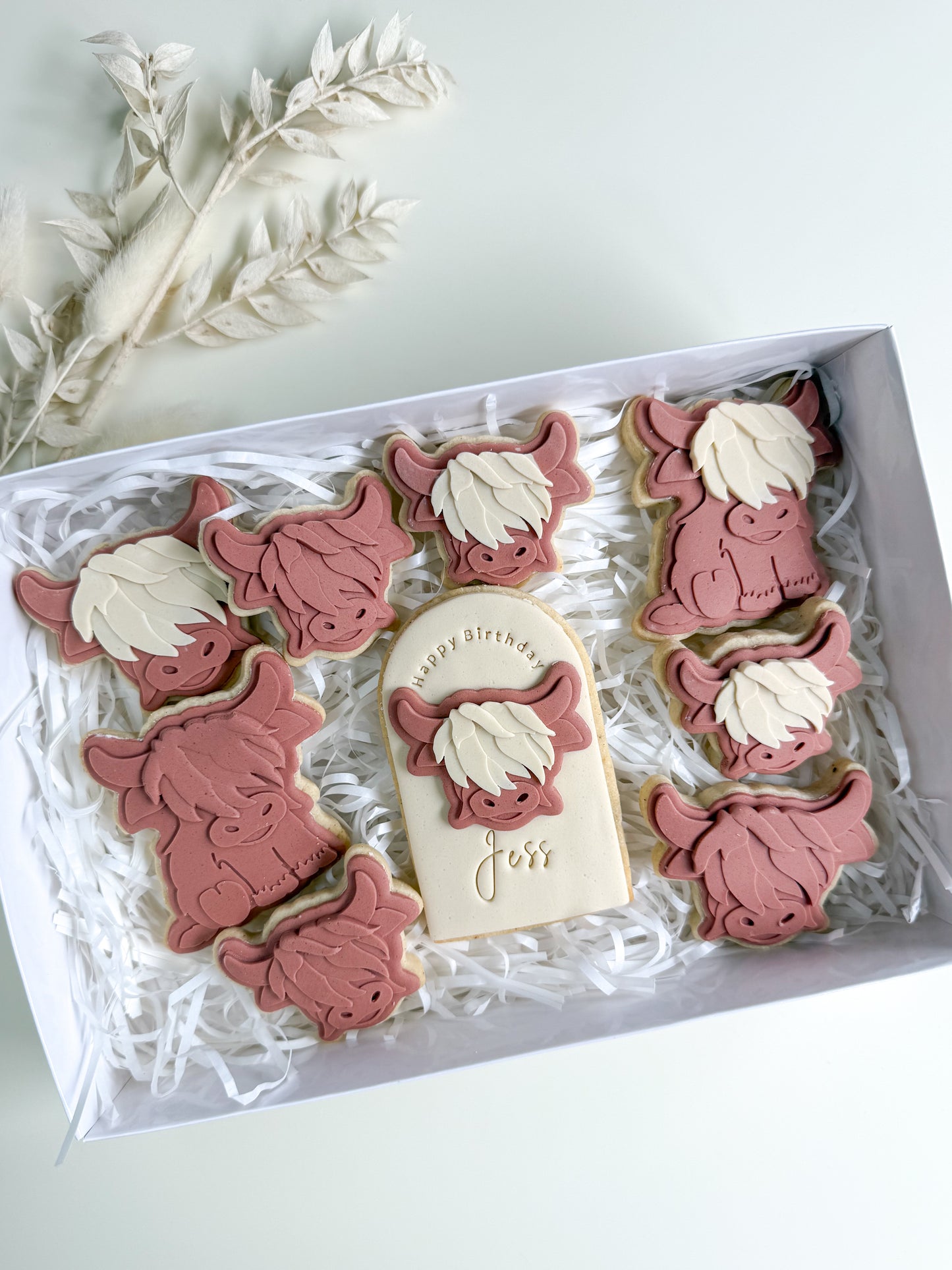 Highland Cows Sugar Cookies