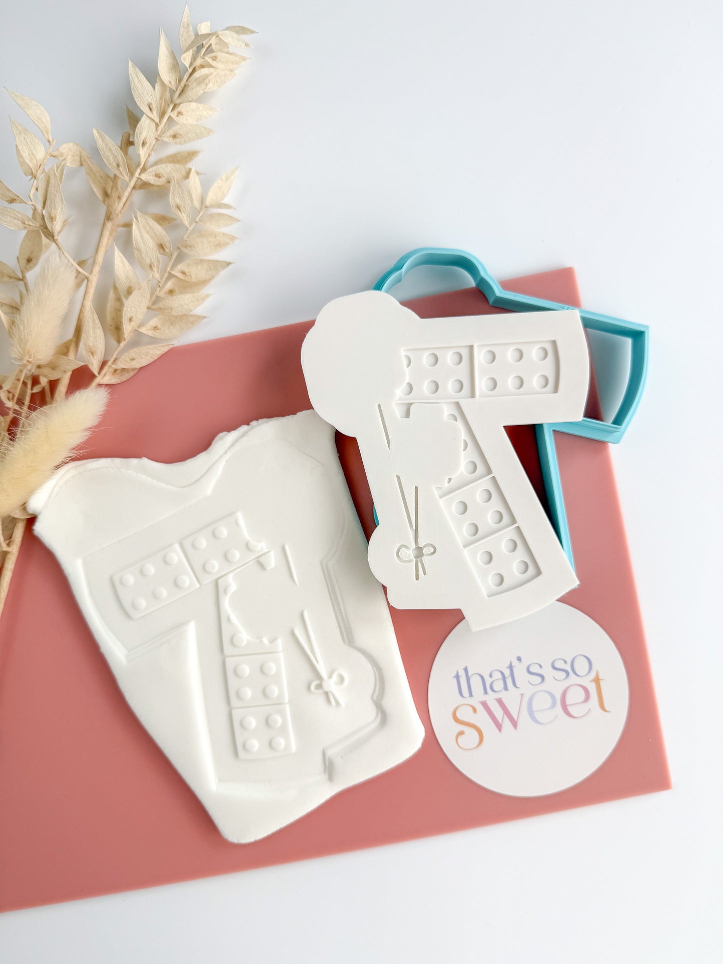 Lego Numbers with Balloon Strings Stamp and Cutter