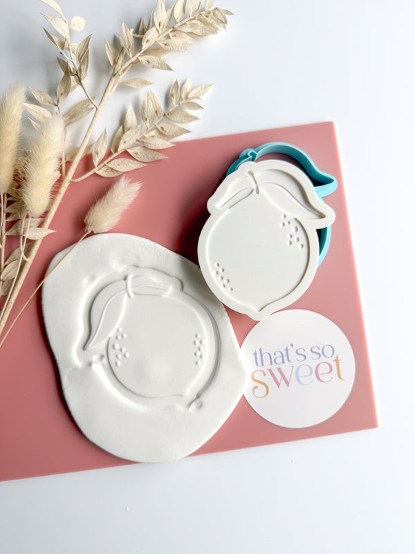 Lemon Cookie Stamp and Cutter