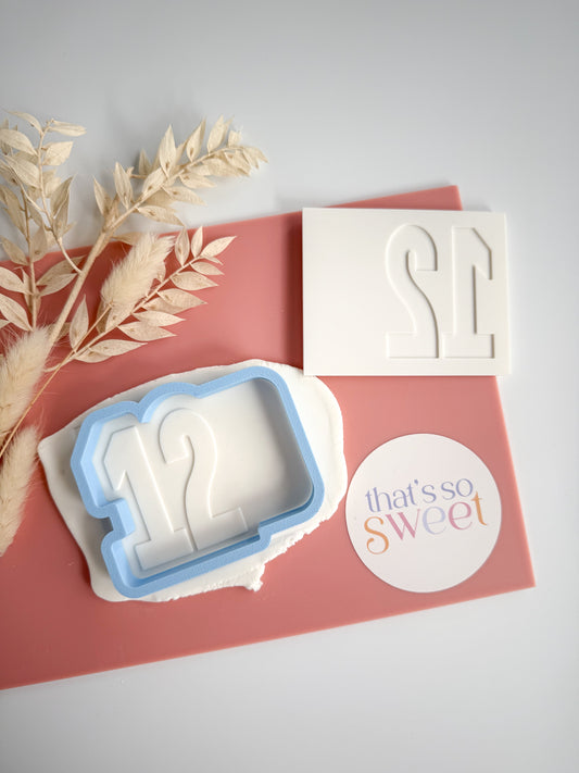 No.12 Cookie Stamp and Cutter