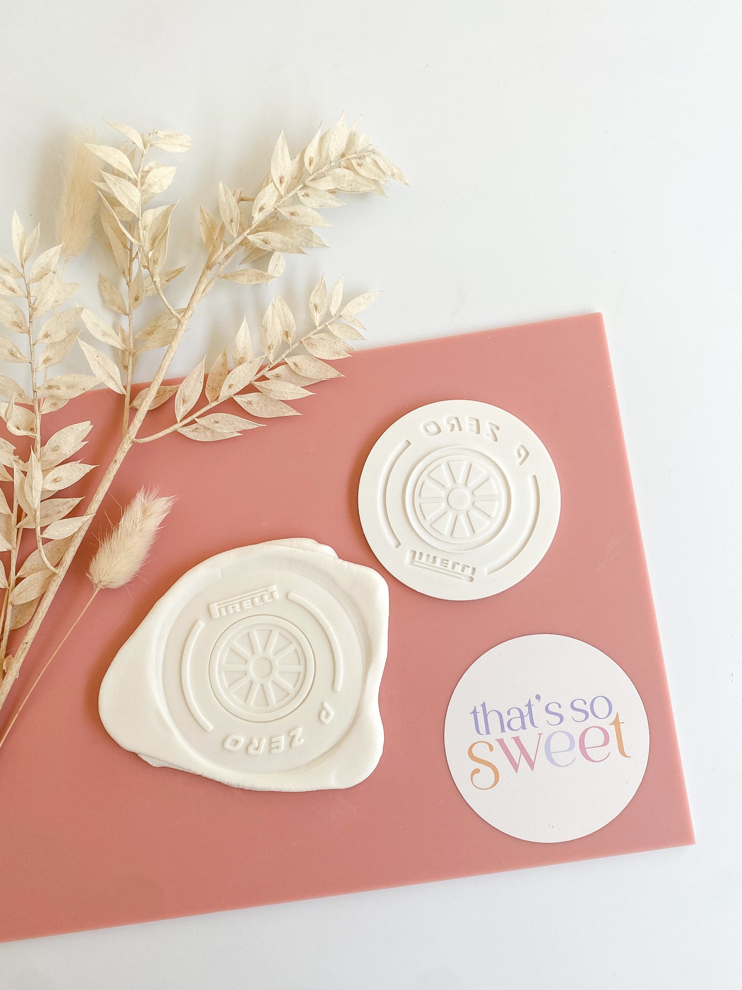 Pirelli F1 Tyre Cookie Stamp