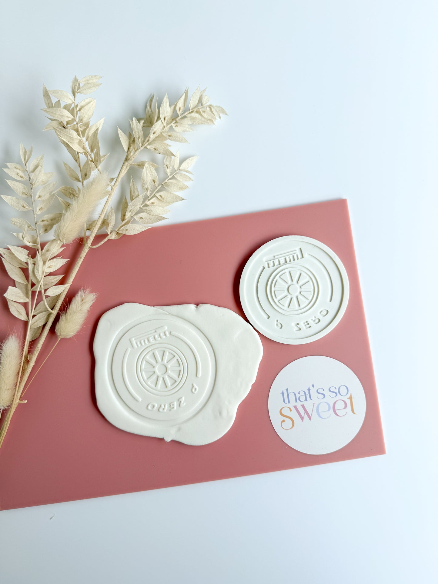 Pirelli Type Cookie Stamp