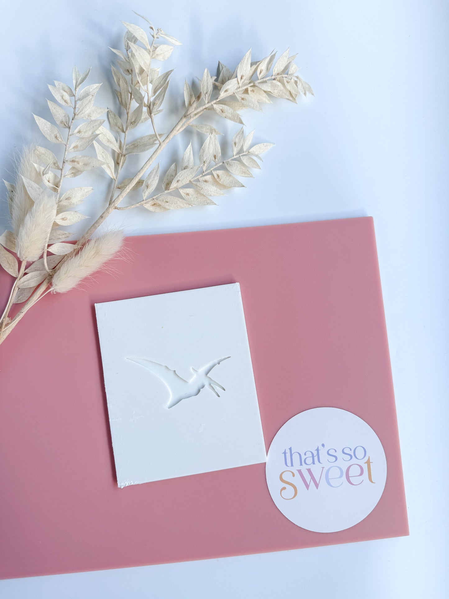 Pterodactyl Silhouette Cookie Stamp