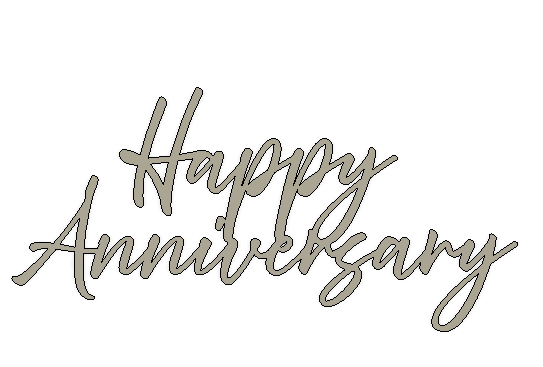 Happy Anniversary Charm