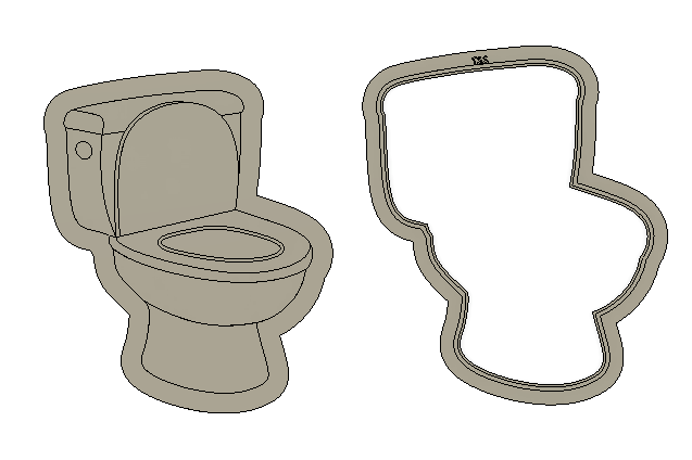 Toilet Stamp and Cutter