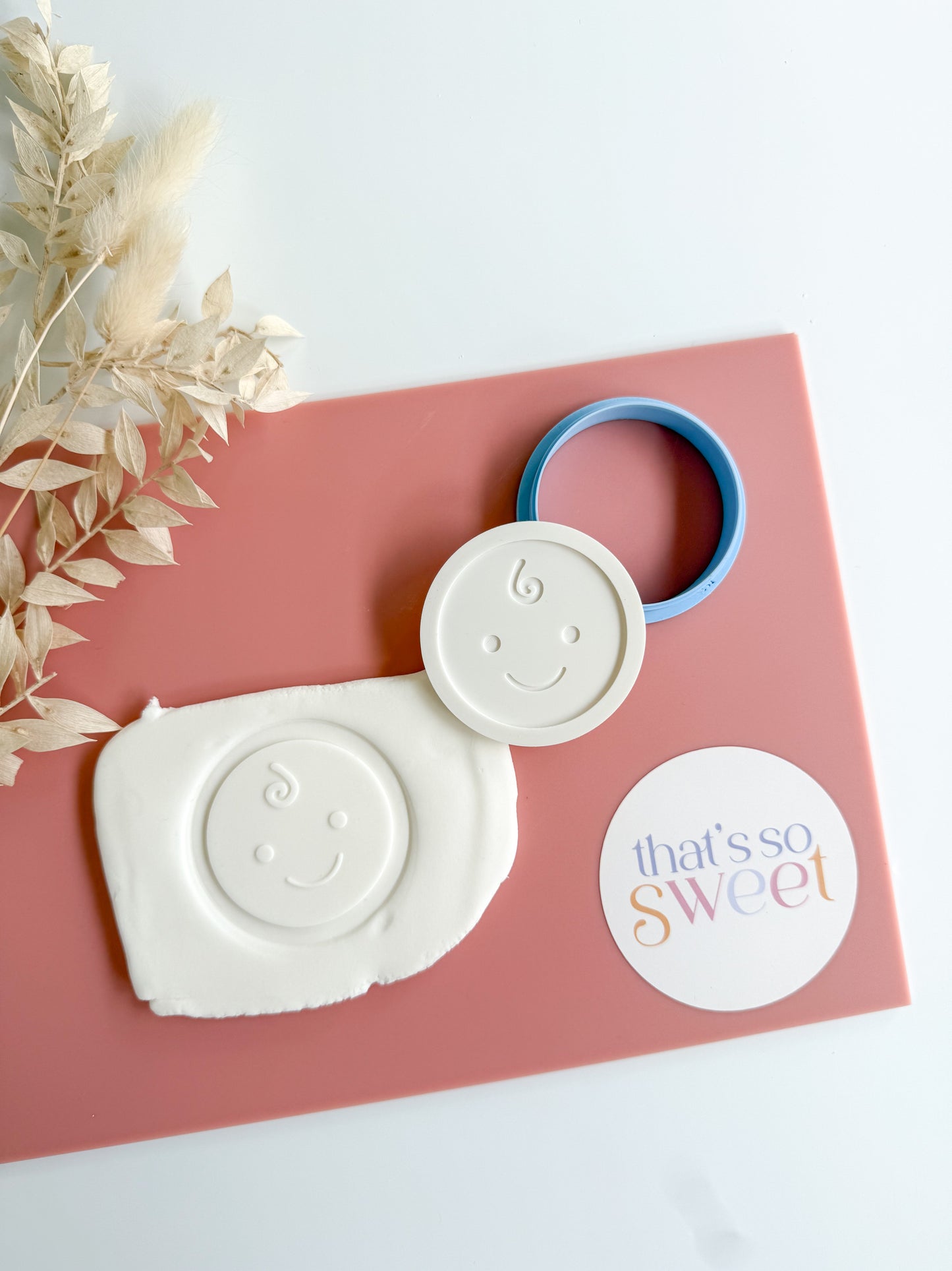 Single Boy Pea Cookie Stamp and Cutter