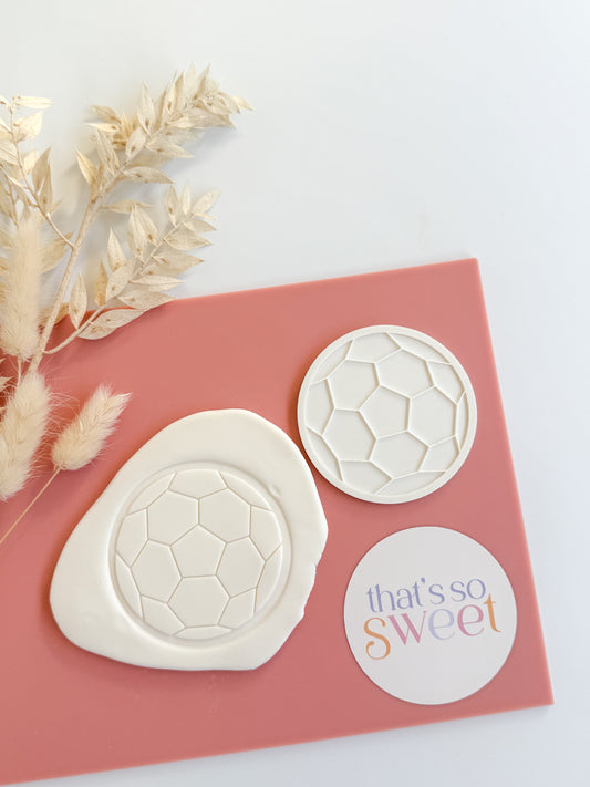 Std Soccer Ball Cookie Stamp