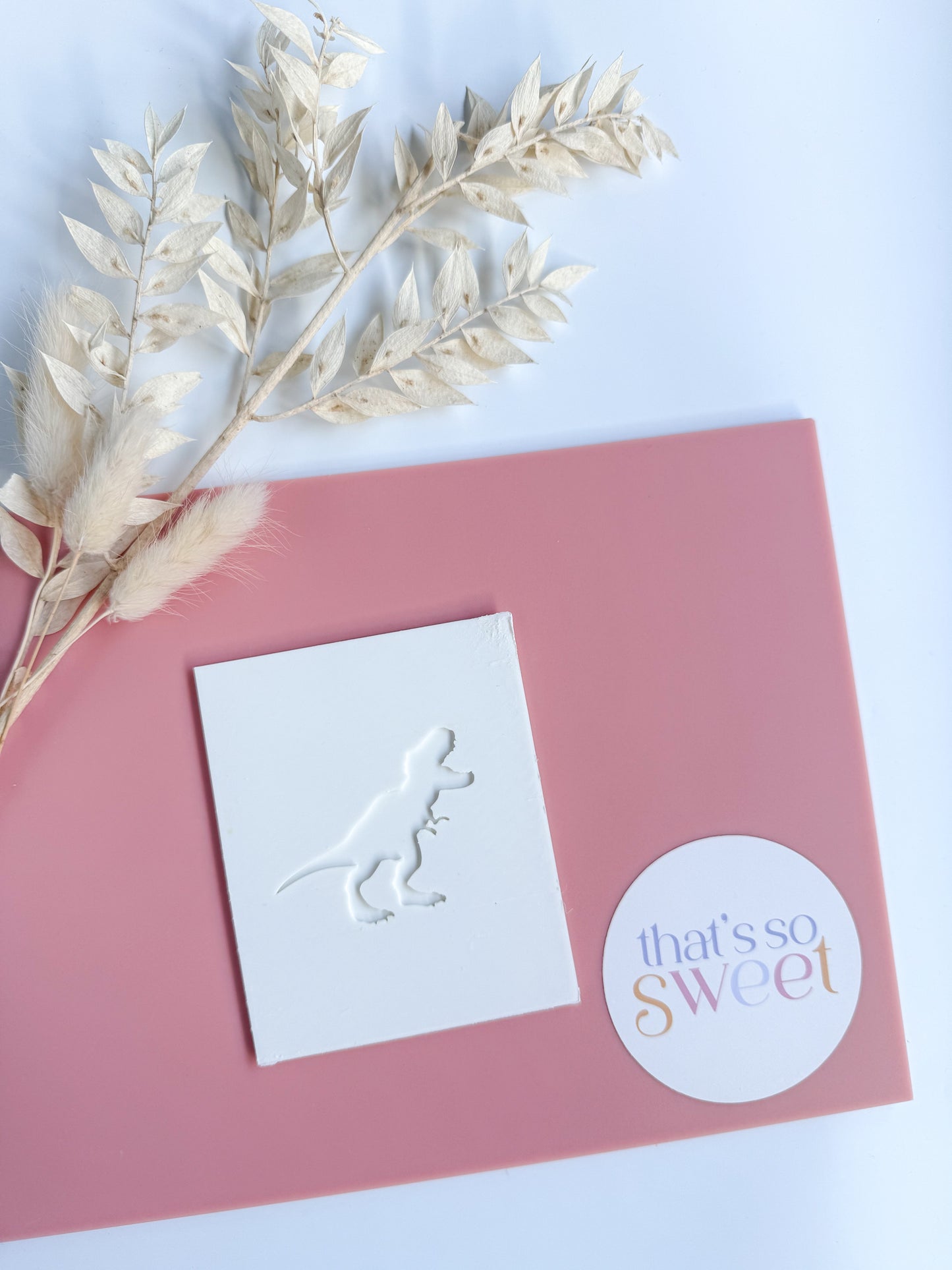 T-Rex Silhouette Cookie Stamp