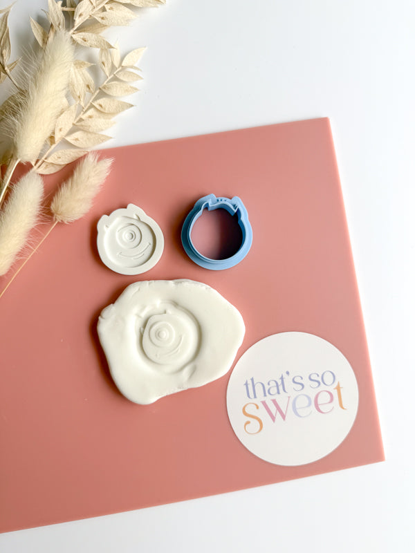 Tiny Mike Wazowski Stamp and Cutter