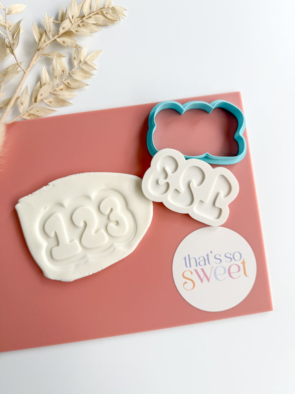 123 Cookie Stamp and Cutter