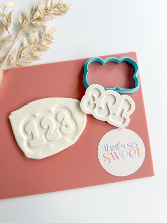 123 Cookie Stamp and Cutter