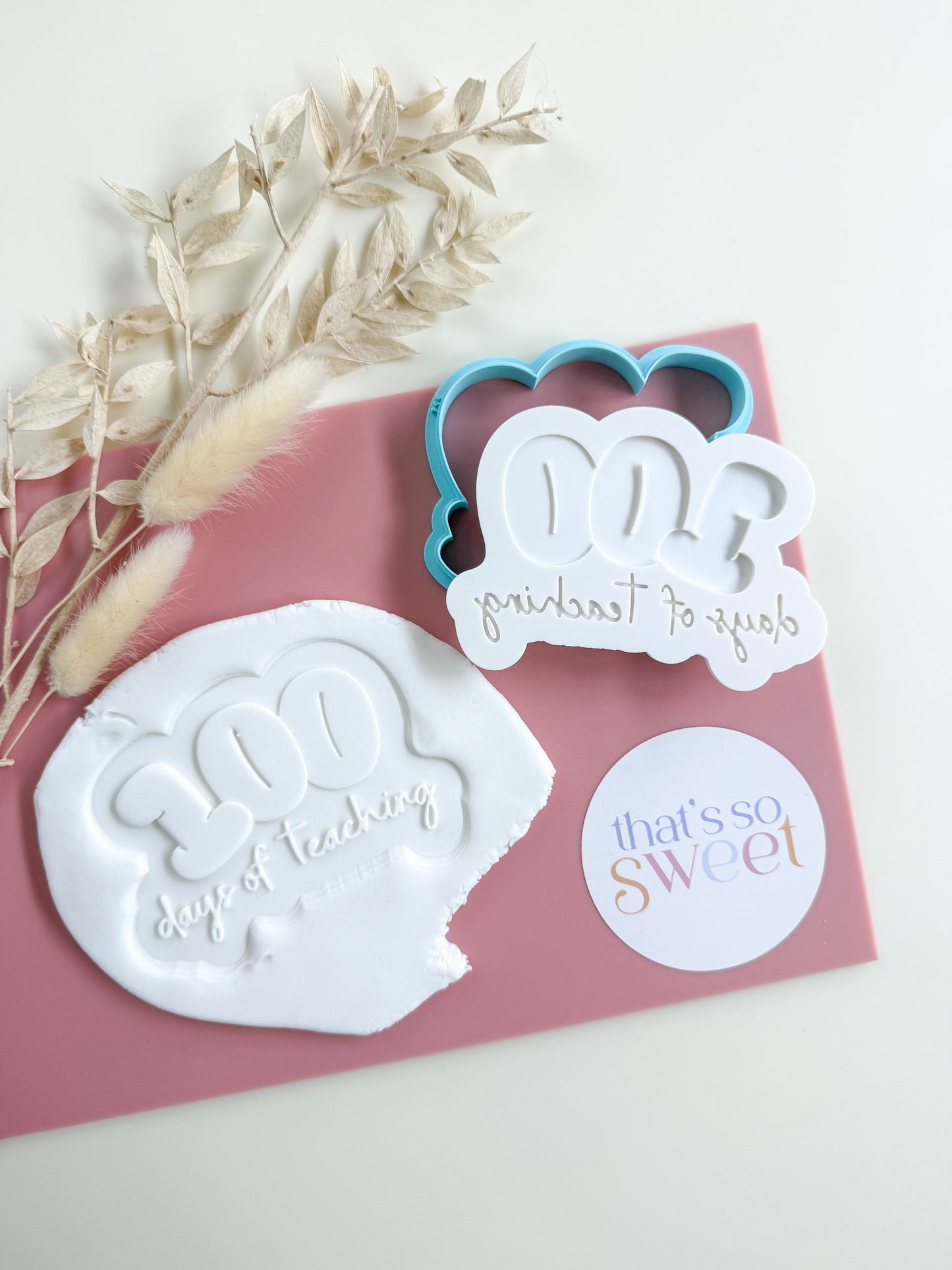 100 Days of Teaching Stamp and Cutter