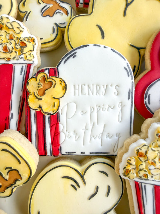 Tiny Popcorn Stamp and Cutter