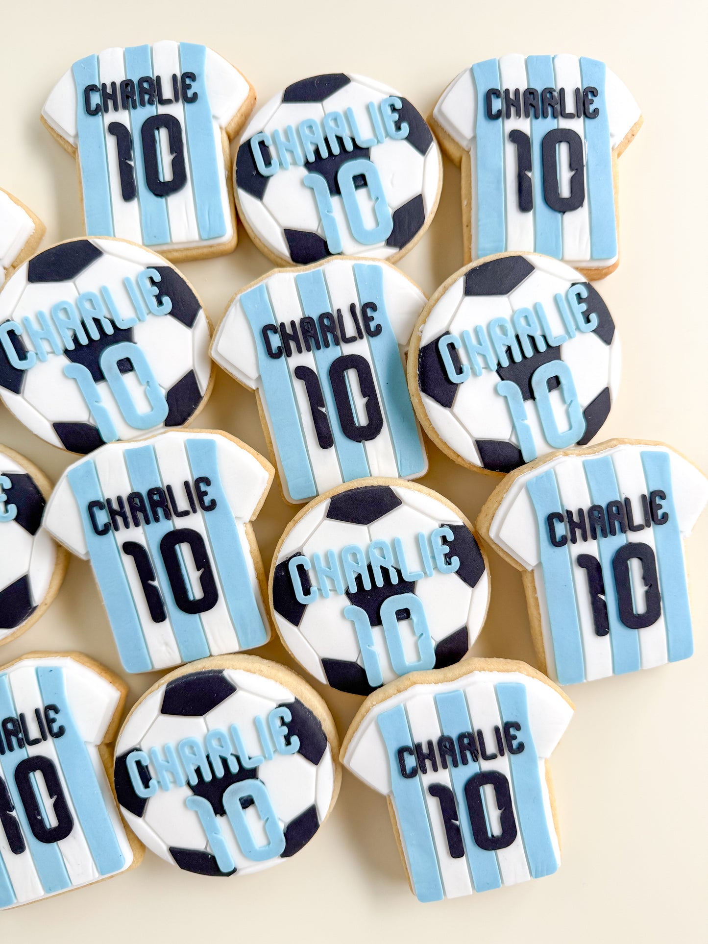 Argentina Soccer Cookies