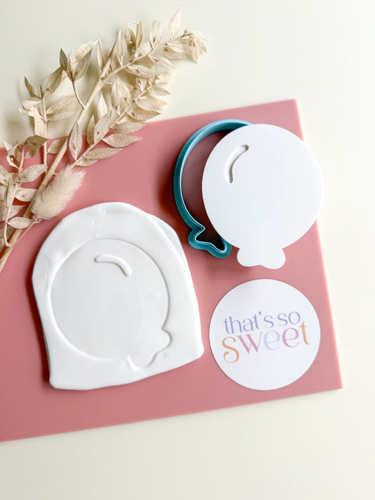 Balloon Cookie Stamp and Cutter