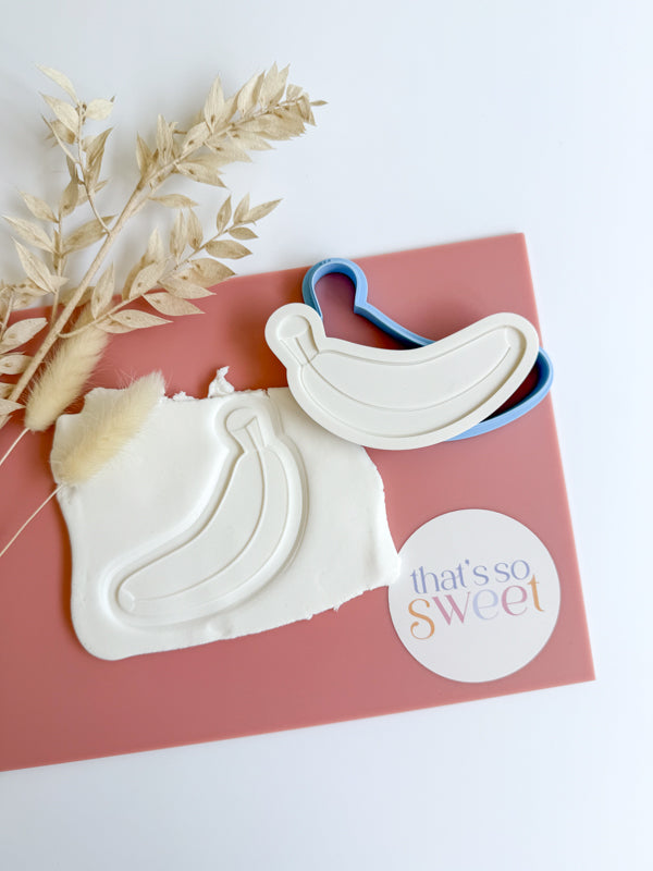 Banana Cookie Stamp and Cutter