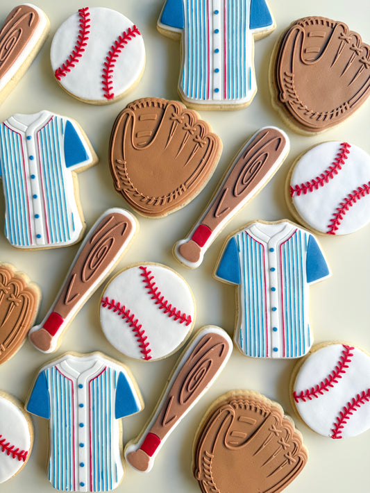 Baseball Themed Cookie Set