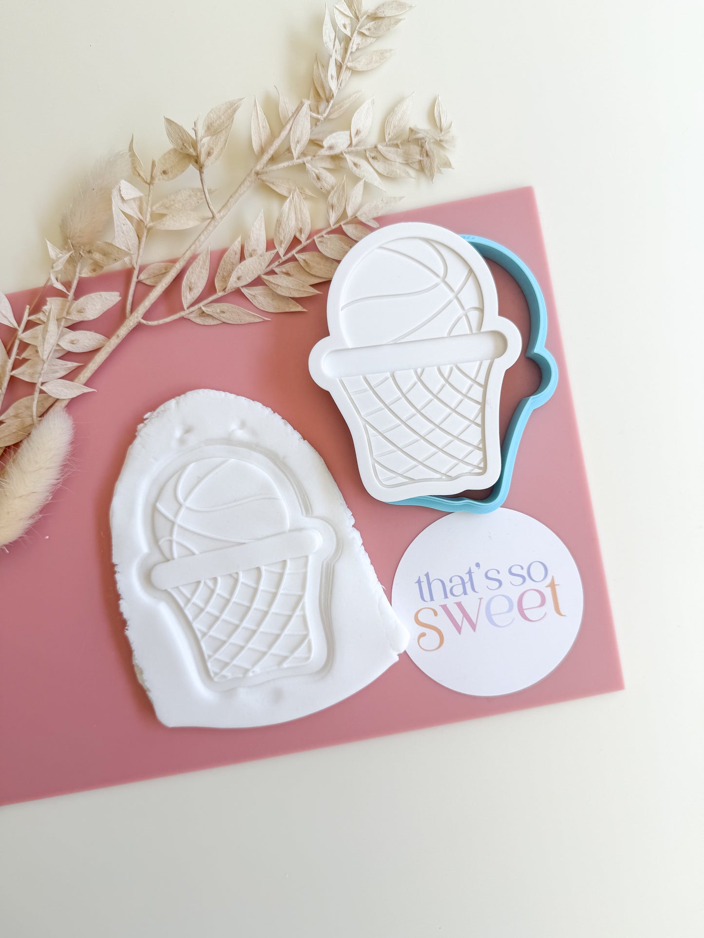 BasketBall Ring Cookie Stamp and Cutter