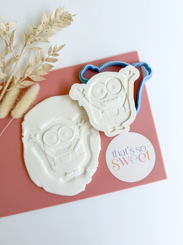 Bob minion Cookie Stamp and Cutter