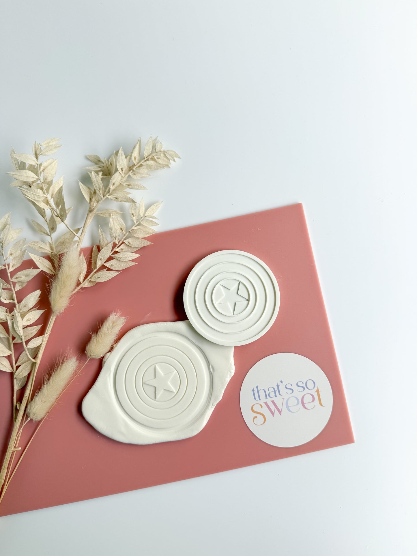 Captain America Shield Cookie Stamp