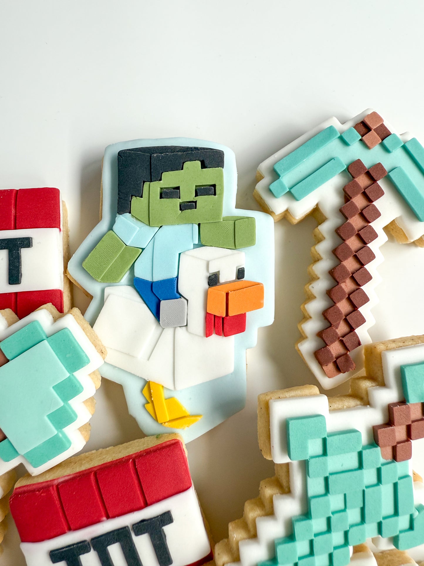 Minecraft Chicken Jockey Stamp and Cutter