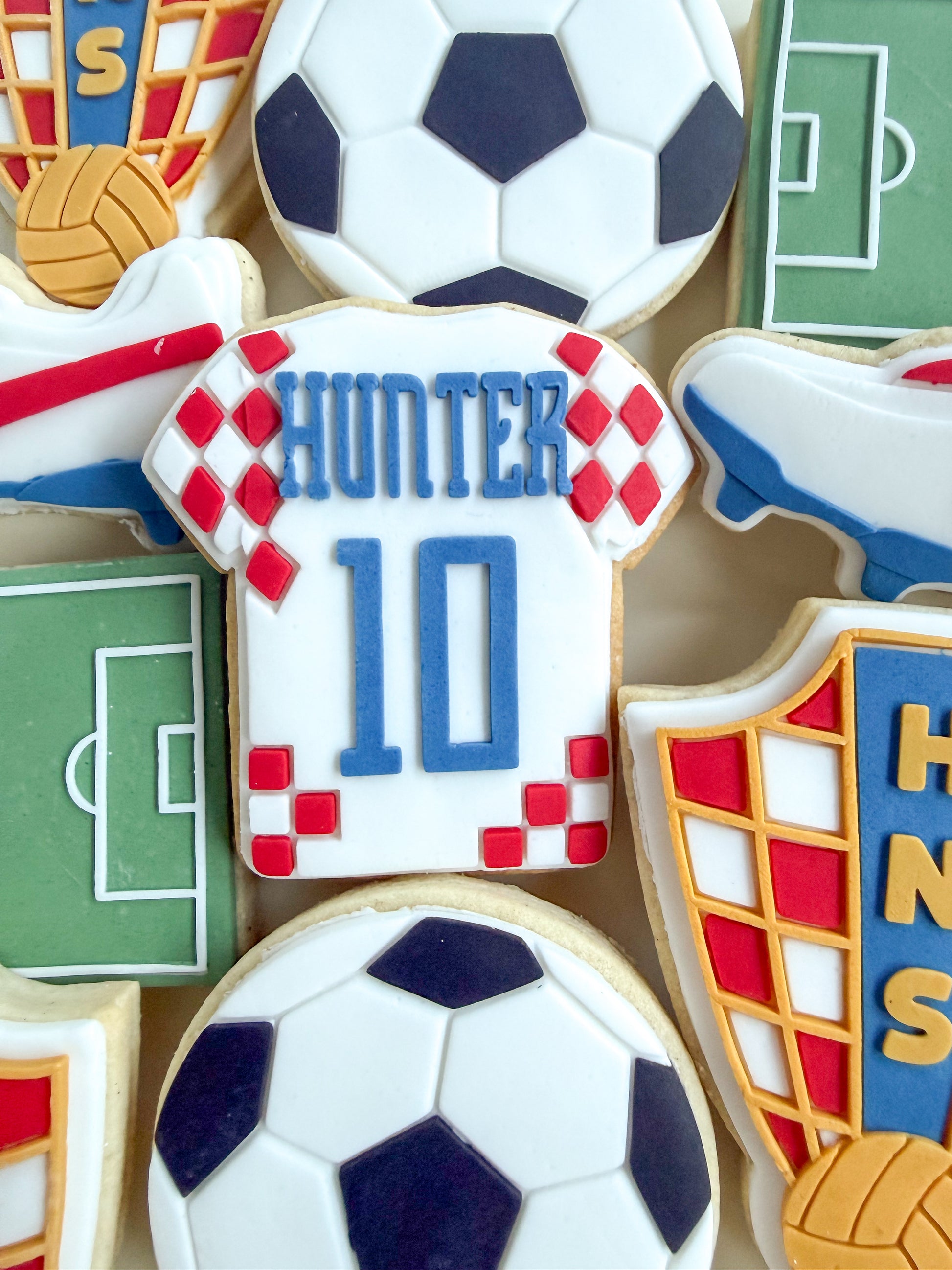 Croatian Soccer Jersey Cookie Stamp and Cutter