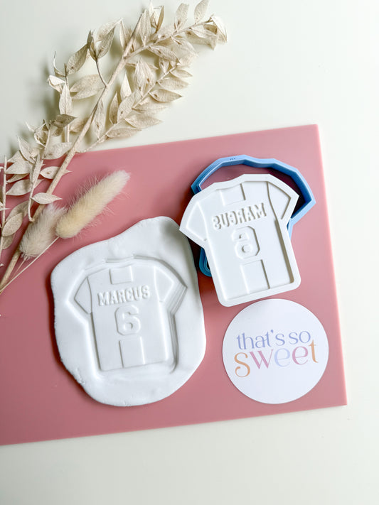 Soccer Jersey Cookie Stamp and Cutter