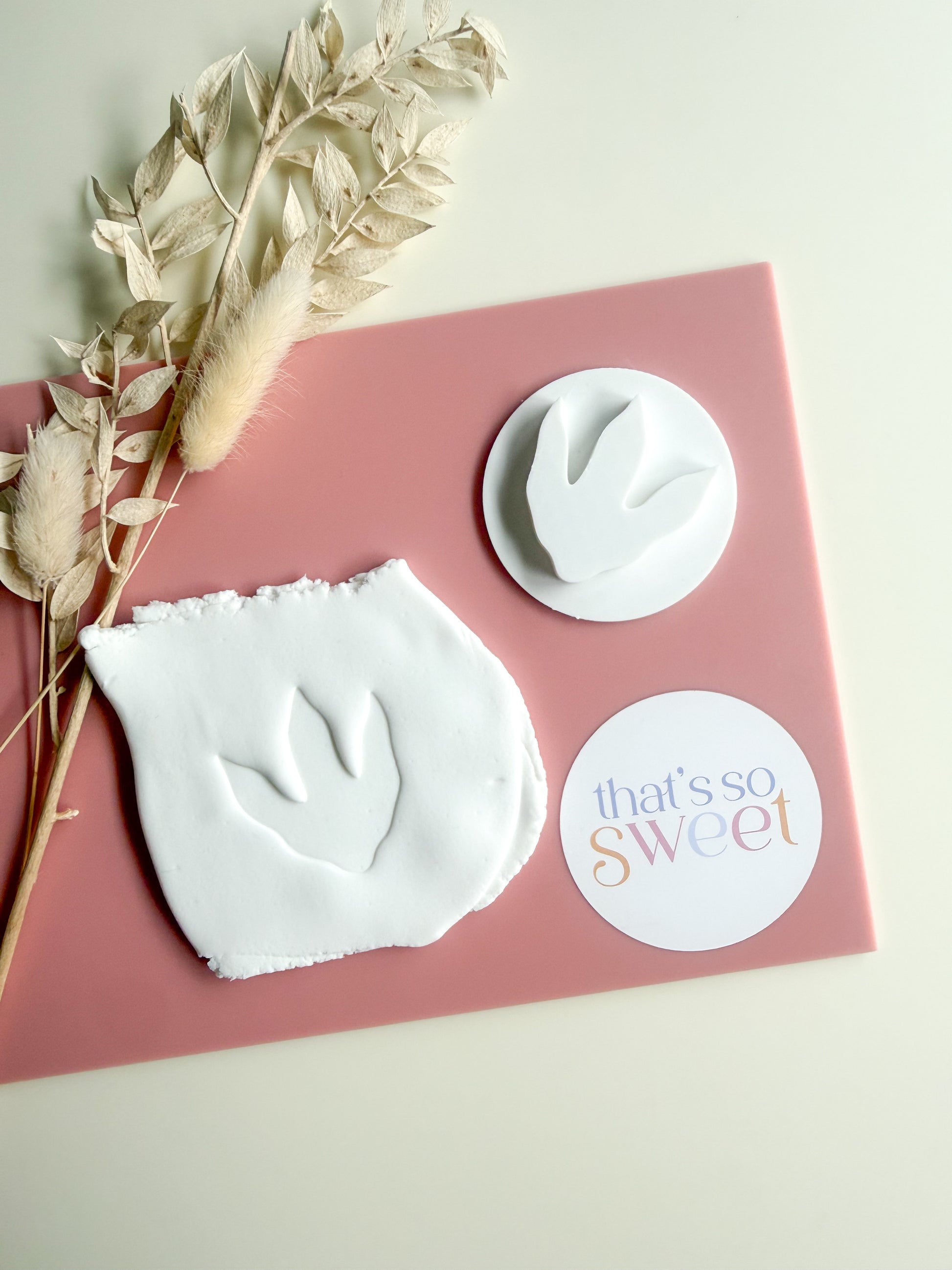 Dino Foot Print Cookie Embosser 