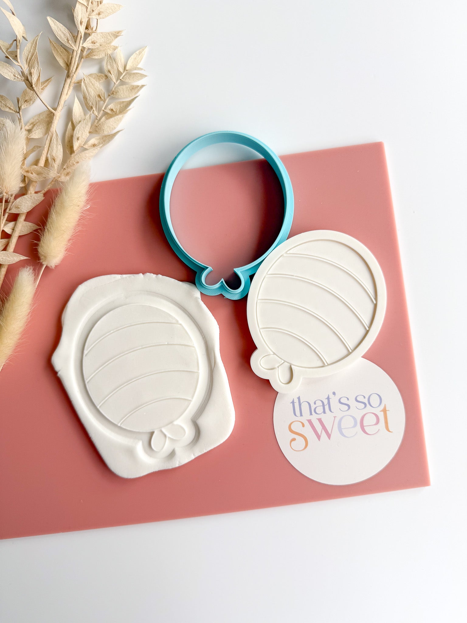 Dr Seuss Balloon Cookie Stamp and Cutter