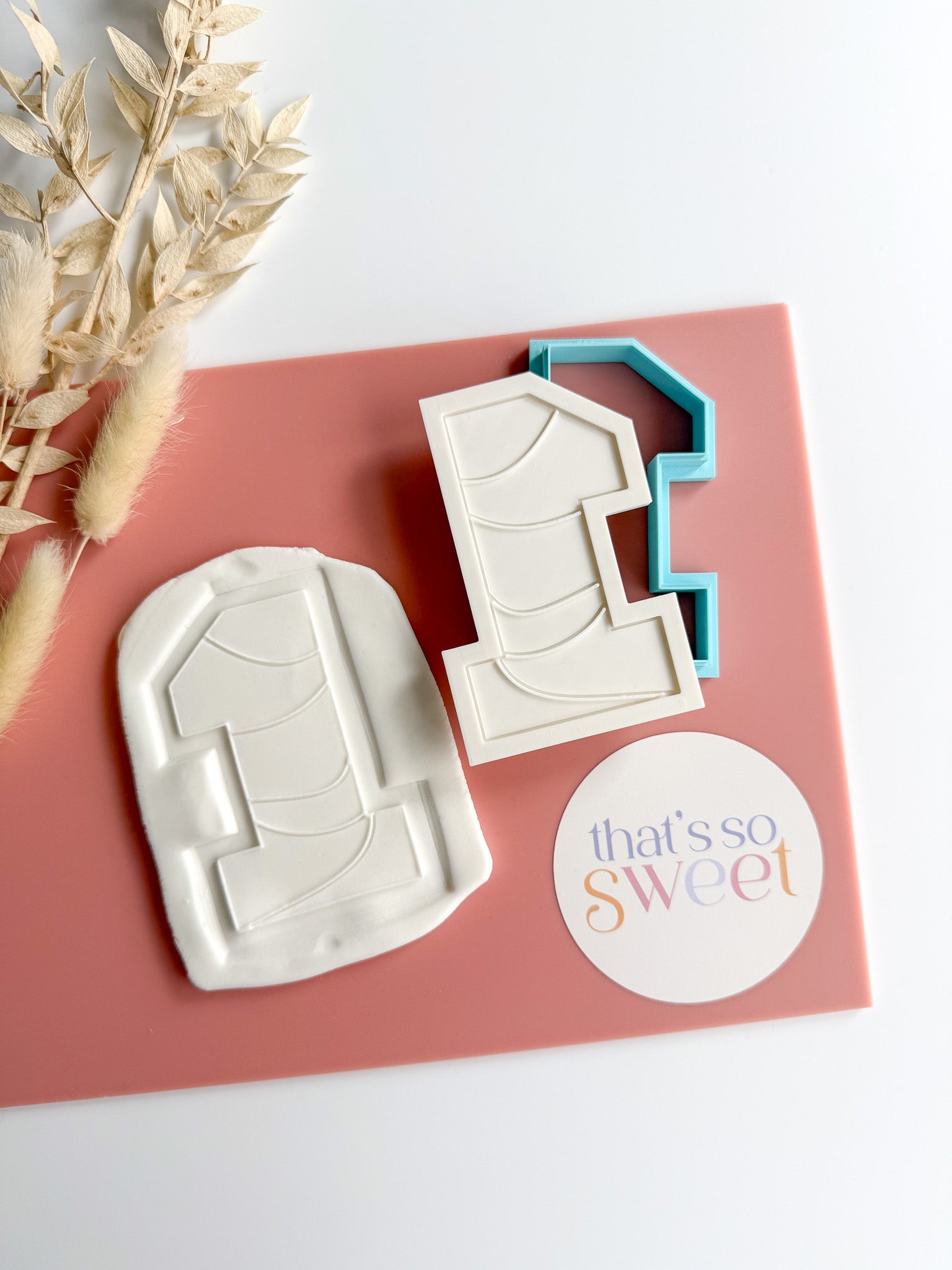 Dr Seuss Number one Cookie Stamp and Cutter