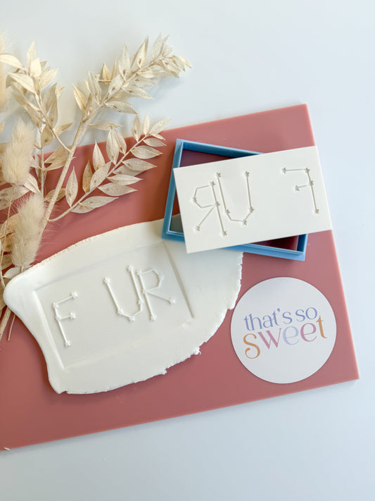 FOUR CONSTELLATION COOKIE STAMP AND CUTTER