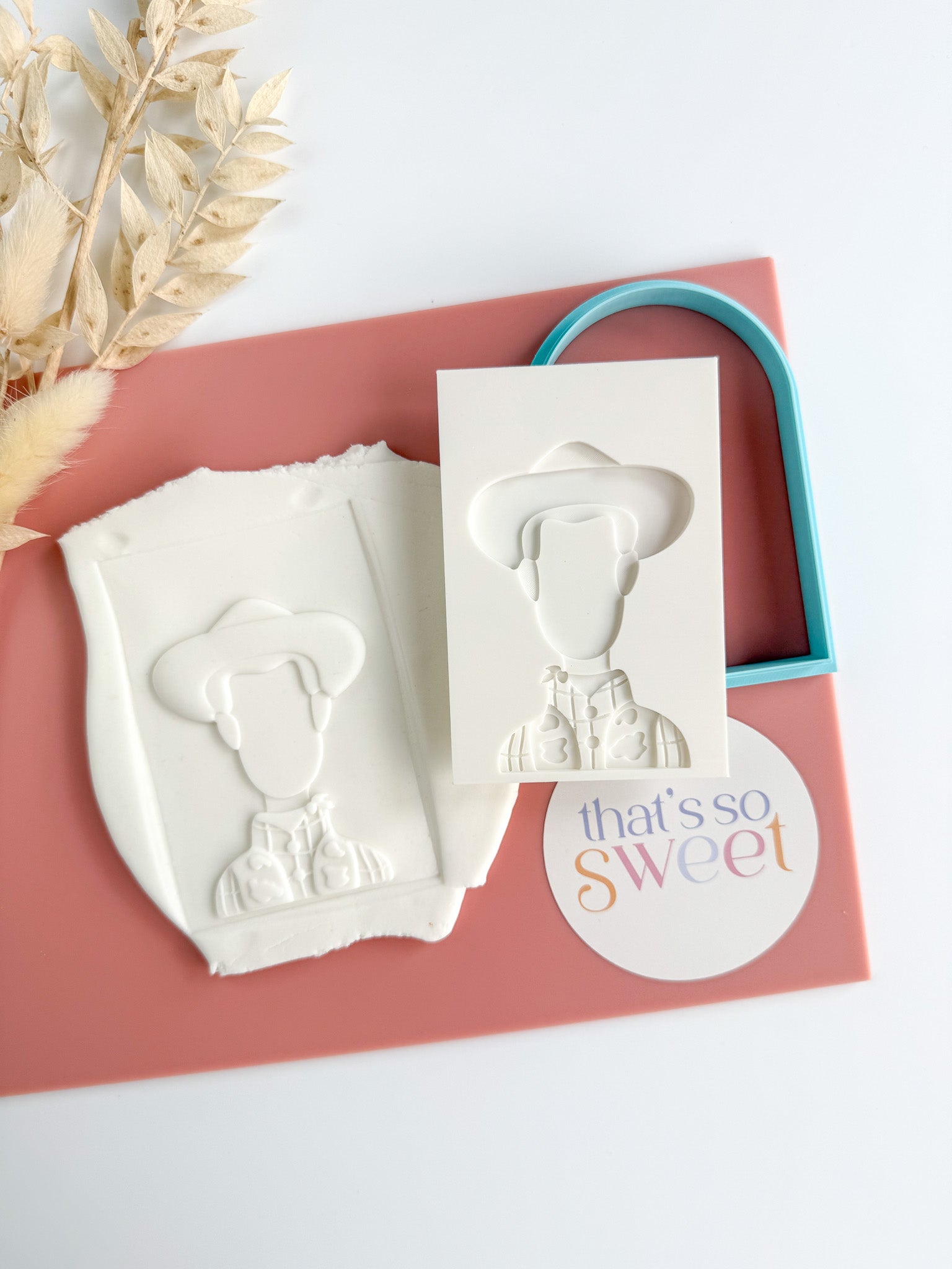Faceless Woody Cookie Stamp and Cutter