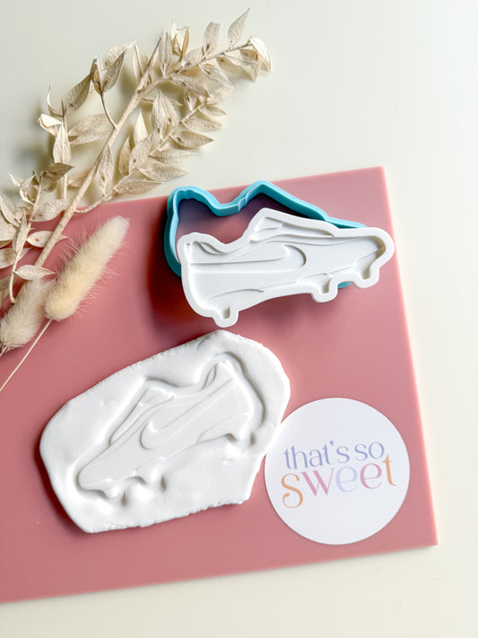 Footy Soccer Tick Boot Stamp and Cutter