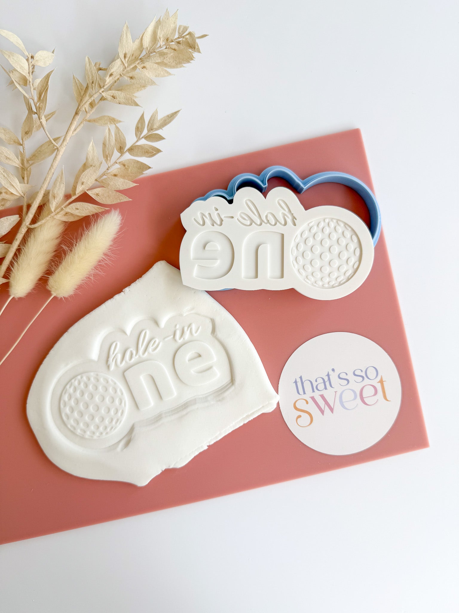 Hole in One Cookie Stamp and Cutter