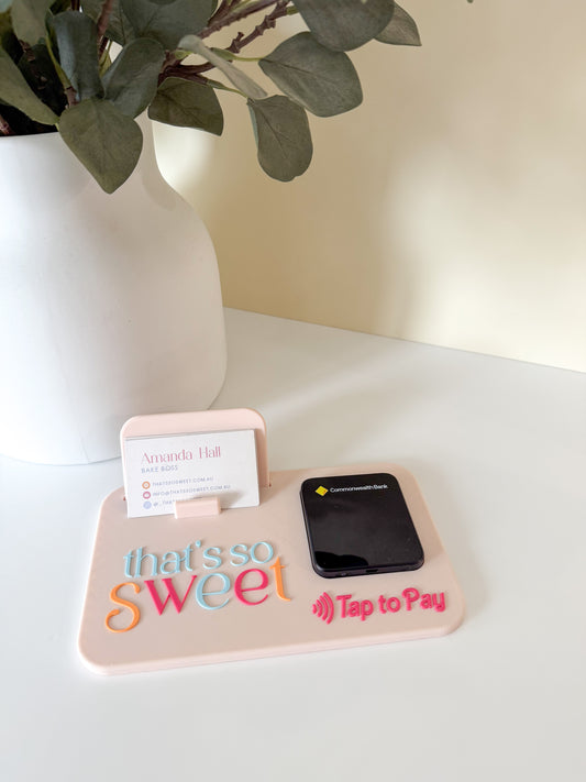 Business Card & Card Reader Stand