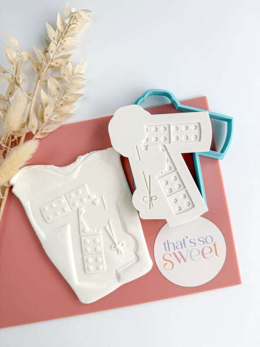 Lego Numbers with Balloon Strings Stamp and Cutter