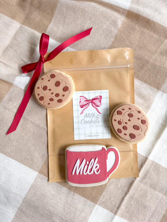 Milk and Cookies Stamp and Cutter