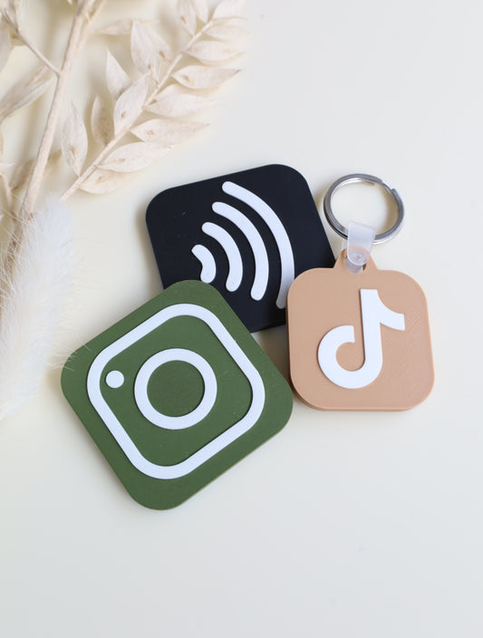NFC Keyrings and Tags
