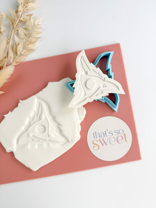 Ninja Star Cookie Stamp and Cutter