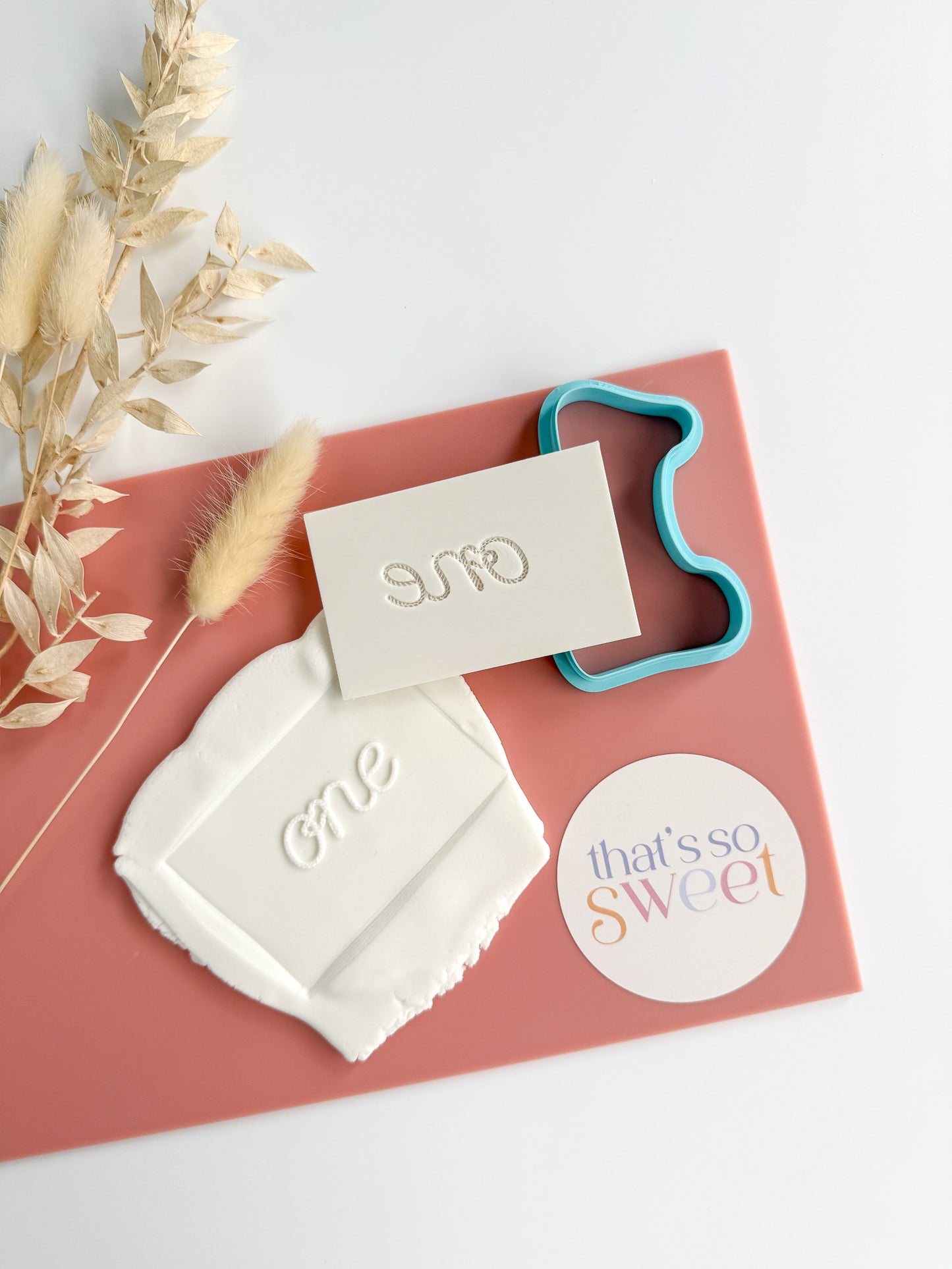 'One' Rope Font Stamp and Cutter