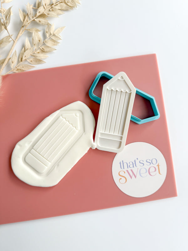 Pencil 9cm Cookie Stamp and Cutter