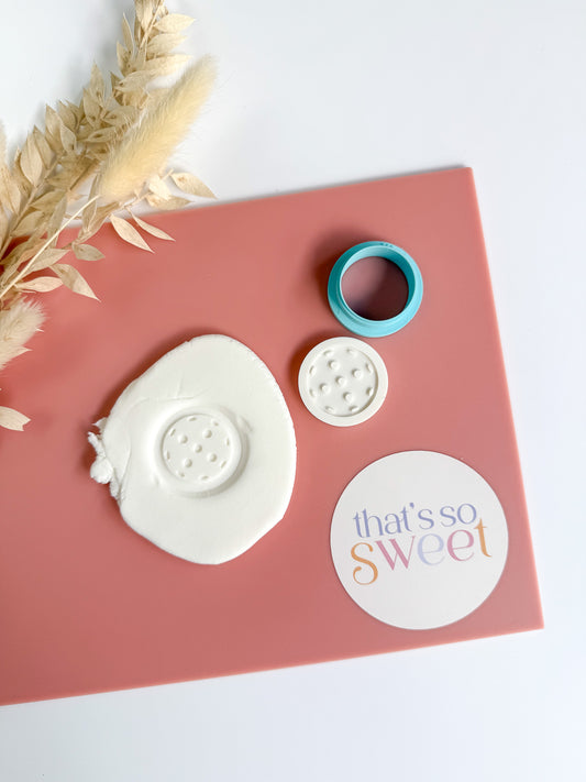 Pickleball 3cm Stamp and Cutter