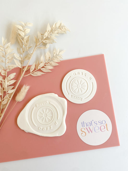 Pirelli F1 Tyre Cookie Stamp